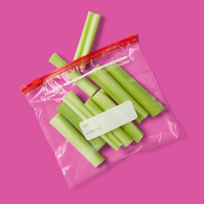 Quart Slider Storage Bag - 76ct - up&up™
