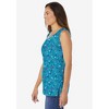Woman Within Plus Size Perfect Printed Scoopneck Tank - 4 of 4
