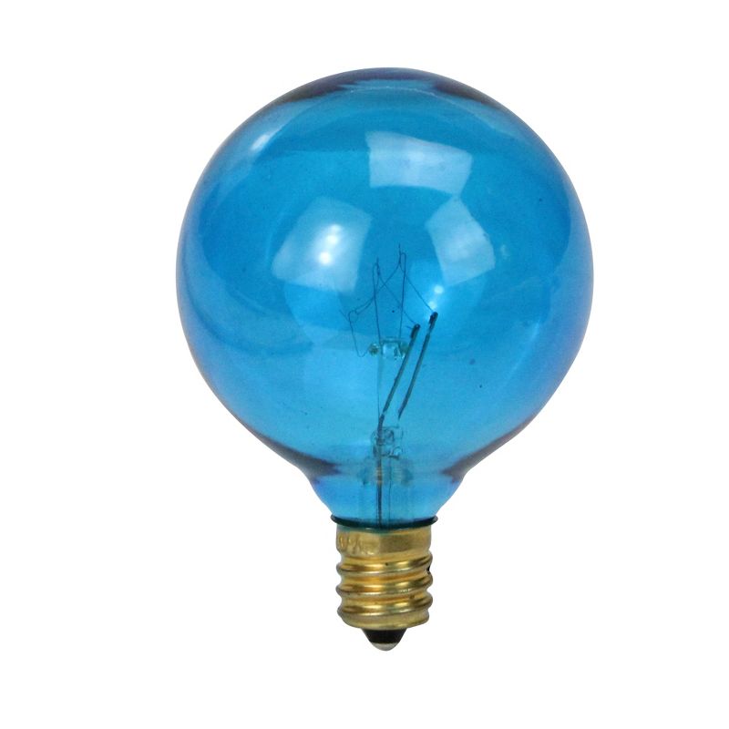 Northlight Pack of 25 Blue G50 Incandescent Christmas Replacement Bulbs, 1 of 3