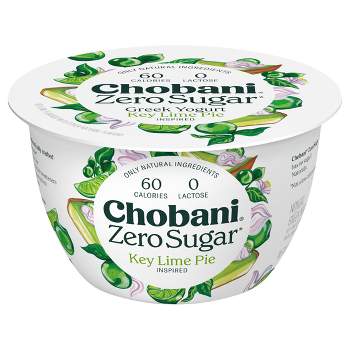 Chobani Zero Sugar Key Lime Pie Greek Yogurt - 5.3oz