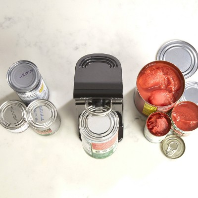 Black Electric Side-Cut Can Opener with Magnet