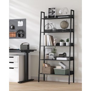 VASAGLE Bookshelf, 5-Tier Bookcase, Ladder Shelf for Home Office, Living Room, Bedroom, Kitchen - 1 of 4