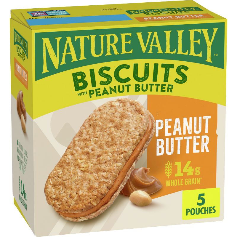 Nature Valley Peanut Butter Biscuits - 1.35/5ct, 1 of 10
