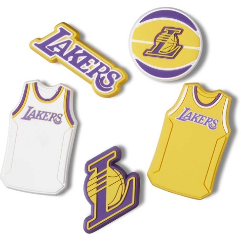 Crocs Jibbitz Kids Nba Los Angeles Lakers Sports Shoe Charms 5pk Target