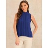 Allegra K Women's Chiffon Sleeveless Work Business Casual Tank Top - 4 of 4