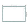 Amanti Art 26"x38" Sky Blue Rustic Framed Magnetic Dry Erase Board - 4 of 4