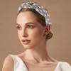 Unique Bargains Women's Elegant Twill Dot Knotted Hairband 6.69"x5.12" 1 Pc - image 2 of 3