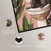 Art Remedy Raccoon Tropical Bathroom Tropical Bathroom Wall Art Framed - 4 of 4