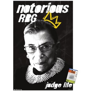 Trends International Ruth Bader Ginsburg (RBG) Unframed Wall Poster Prints - 1 of 4