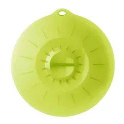 INNOKA Silicone Bowl Lids Cover, Seal Covers for Pots, Cans Platters, Dishes, Microwave & Dishwasher Safe, Green 8.7"
