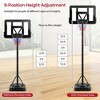 Costway Portable Basketball Hoop 7.5-10FT Adjustable Basketball Goal System - 3 of 4