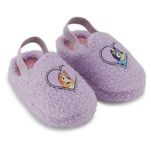 Bluey & Bingo Plush Kids Slippers - Cozy Slip-On Aline Slippers for Boys & Girls Featuring Bluey, Bandit, Chilli & Bingo - 1 of 4