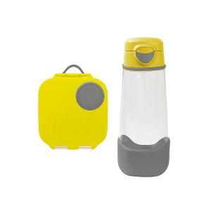 b.box Mini Lunchbox + 16oz Sport Spout Bottle - 1 of 3