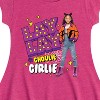 Girls' - Nickelodeon - Ghoulie Girlie Fit & Flair Cap Sleeve Dress - 2 of 2