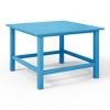 WestinTrends Malibu Kids Outdoor Patio Furniture HDPE 30" Wide Square Dining Table - 4 of 4