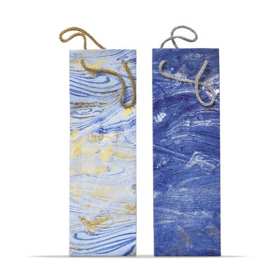 TAG Marbleized Gift Bags, Set of 2