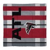 NFL Atlanta Falcons Heathered Stripe Queen Bed in a Bag - 3pc - image 2 of 3