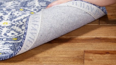 Handmade Blue and Ivory Tufted Wool Area Rug