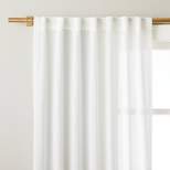 Lace Insert Sheer Curtain Panel - Hearth & Hand™ with Magnolia