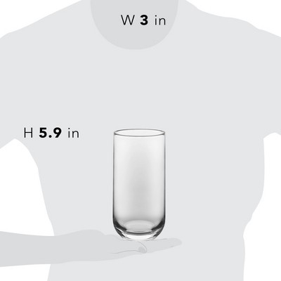 Libbey Ascent 16-Piece Clear Glass Tumbler and Rocks Set