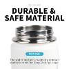 Allforpaws 2-In-1 Stainless Dog Water Drinking Bottle with Food Container 14oz, Portable for Travelling, Outdoor Walking - 2 of 4