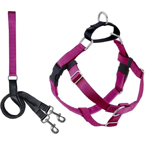 2 Hounds Design Freedom No Pull Dog Harness Adjustable Gentle Comfortable Control For Easy Dog Walking Leash Included 5 8 Small Raspberry Target