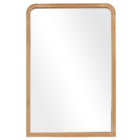 Wallbeyond 20"x30" Farm Wall Mirror-c Natural Wood : Target