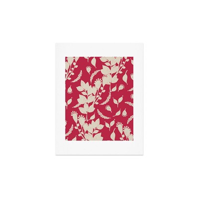 Viviana Gonzalez Floral Magenta vibes 02 11" x 14" Art Print - Society6