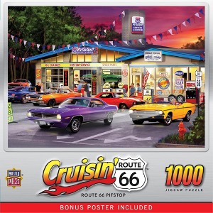 MasterPieces 1000 Piece Jigsaw Puzzle - Route 66 Pitstop - 19.25"x26.75" - 1 of 4