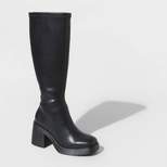 Women's Azzahya Stretch Tall Dress Boots - Wild Fable™ Black