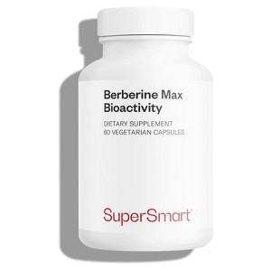 SuperSmart Berberine Max Bioactivity - Patented Berberine Phytosome Supplement | Vegan & Gluten Free - 60 Vegetable Capsules - 1 of 1