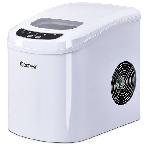 Costway 27 Lb. Daily Production Cube Ice Portable Ice Maker