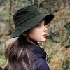Acoinel Lightweight Bucket Hat with Drawstring Closure, Sun Hat for Fishing, Gardening, Rowing - 3 of 4