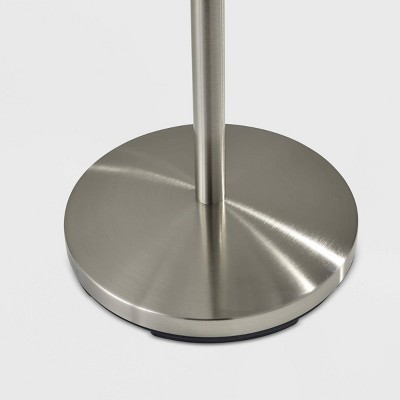 Evergreen Brushed Steel Modern Coat Rack with 6 Hooks