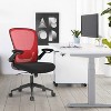 BestMassage Home Office Chair Mesh Back Chair Computer Chair with Adjustable Height Swivel Function and Flip-Up Arms - 2 of 4