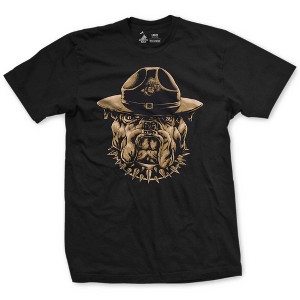 OUTSIDE THE WIRE Leatherneck for Life Bulldog Campaign T-Shirt - 1 of 2