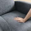 NicBex 1pc Accent Chair with High Backrest Two Side Pocket Lounge Chair Reading Chair Comfy Chair Arm Rocking Chair for Living Room, Gray - 4 of 4