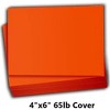 Hamilco Colored Scrapbook Cardstock Paper 4x6 Card Stock Paper 65 lb Cover 100 Pack (Fire Orange) - 2 of 4