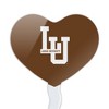 Lehigh University Primary Logo Heart Love Cupcake Picks Toppers Decoration Set of 6 - 2 of 4