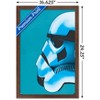 Trends International Star Wars: Archetype - Stormtrooper Helmet Framed Wall Poster Prints - 3 of 4