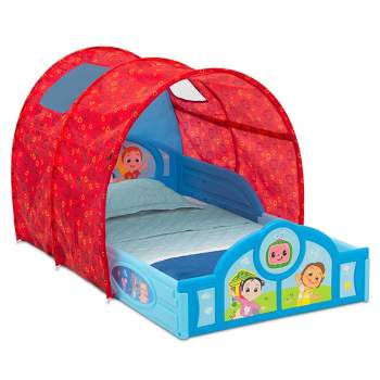 Delta Children CoComelon Sleep and Play Toddler Bed with Tent