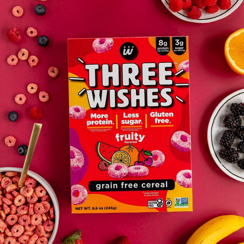 Three Wishes Fruity Cereal - 8.6oz, 4 of 7