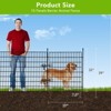 GustoWave Decorative Garden Fence,15 Panels No Dig Decorative Fence,32 in(H) X 36 ft(L) Animal Metal Wire Panel,Temporary Dog Fence- Horizontal - 2 of 4