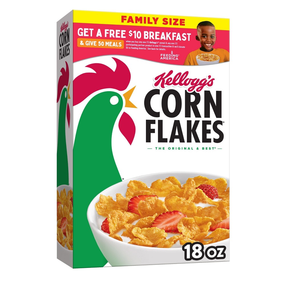Corn Flakes Breakfast Cereal - 18oz - Kelloggs