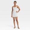 Women's Ribbed Tank Top and Shorts Pajama Set - Colsie™ - 2 of 3