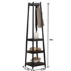 Lycvki Coat Rack with 3-Tier Storage Shelves - 2 of 4