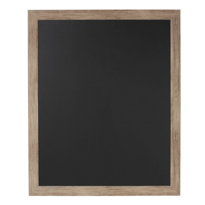 33" x 27" Beatrice Framed Magnetic Chalkboard Rustic Brown - DesignOvation