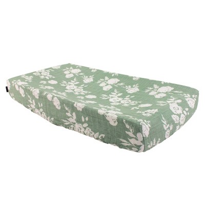 Image of Bebe au Lait Muslin Changing Pad Cover - Vintage Floral