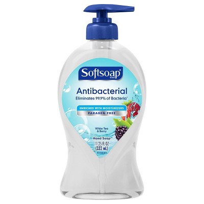 Softsoap Antibacterial Liquid Hand Soap Pump - White Tea & Berry - 11.25 fl oz