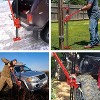 Professional 6600LB Off-Road Jack, 33"/48"/60" Heavy Duty Lift for Trucks, ATVs & Tractors - Red Powder Coat - 2 of 4